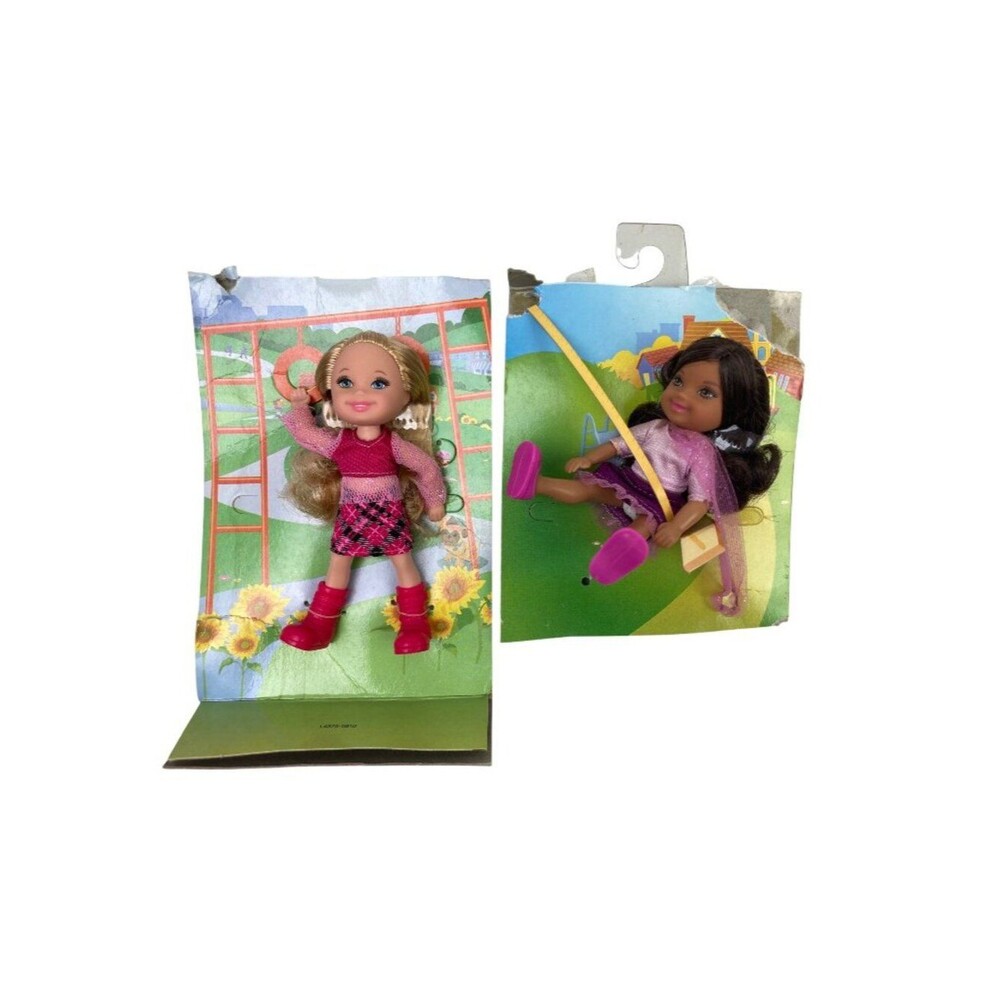 Barbie Kelly & Friends, Kelly & Kenzie Dolls New old stock w/ damaged packaging